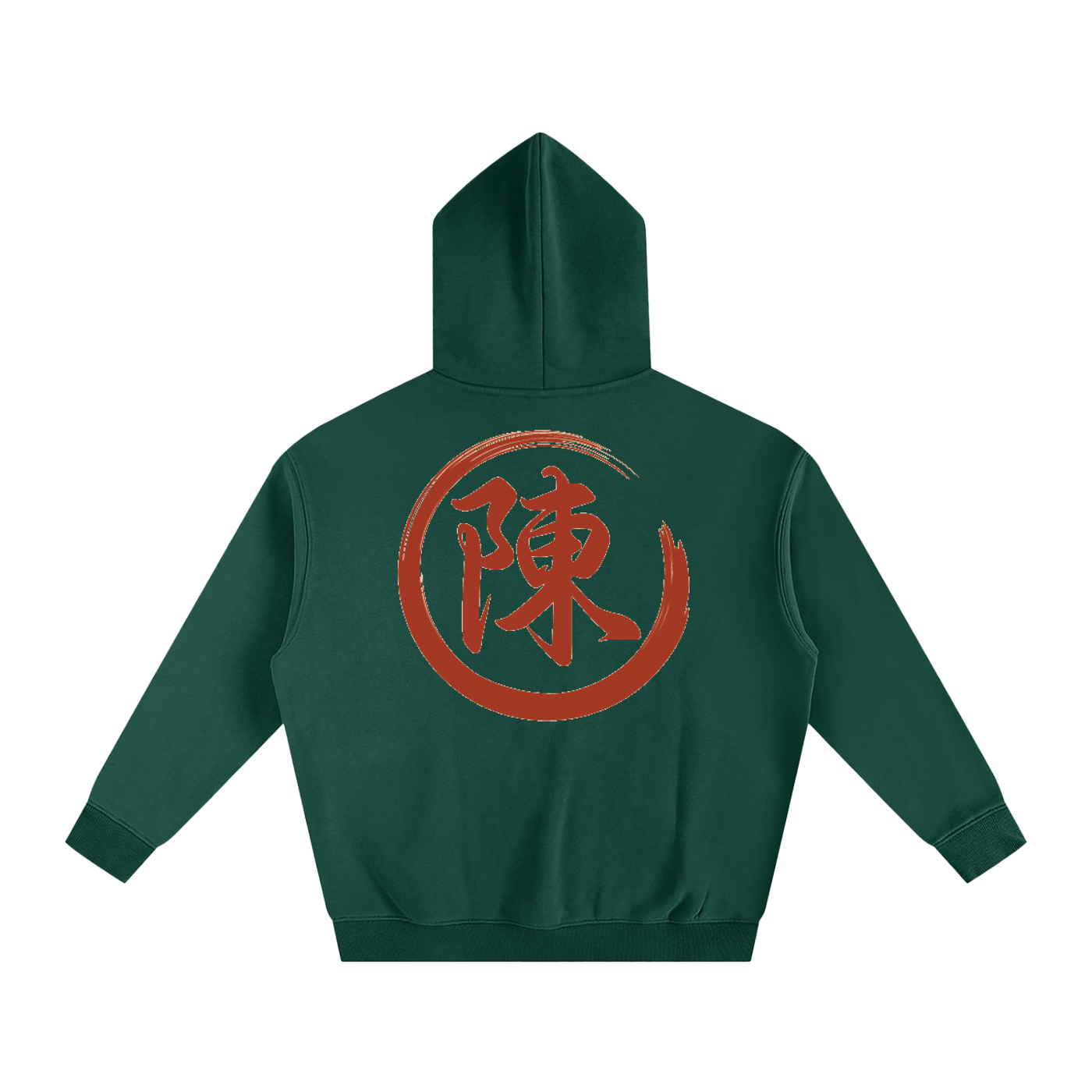 Oversize Fleeced Hoodie - Chen, Red