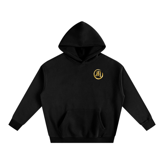 Oversize Fleeced Hoodie - Zhou, Gold