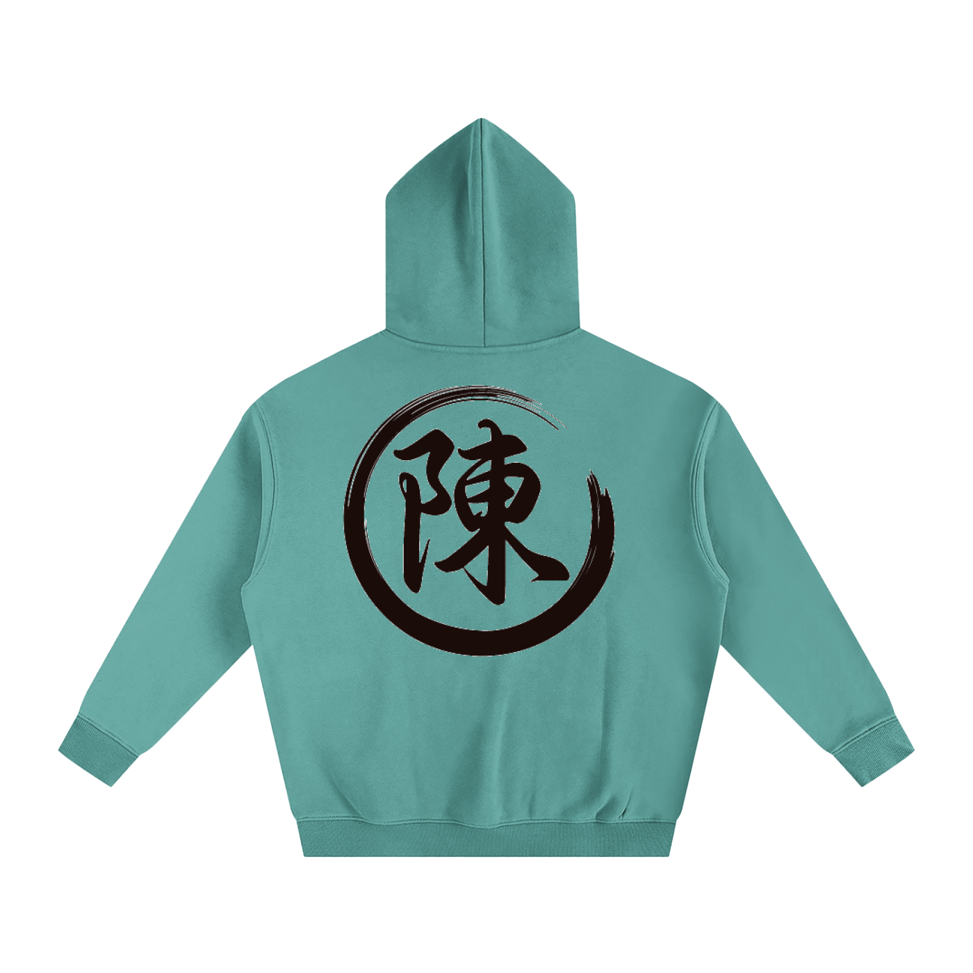 Oversize Fleeced Hoodie - Chen, Black