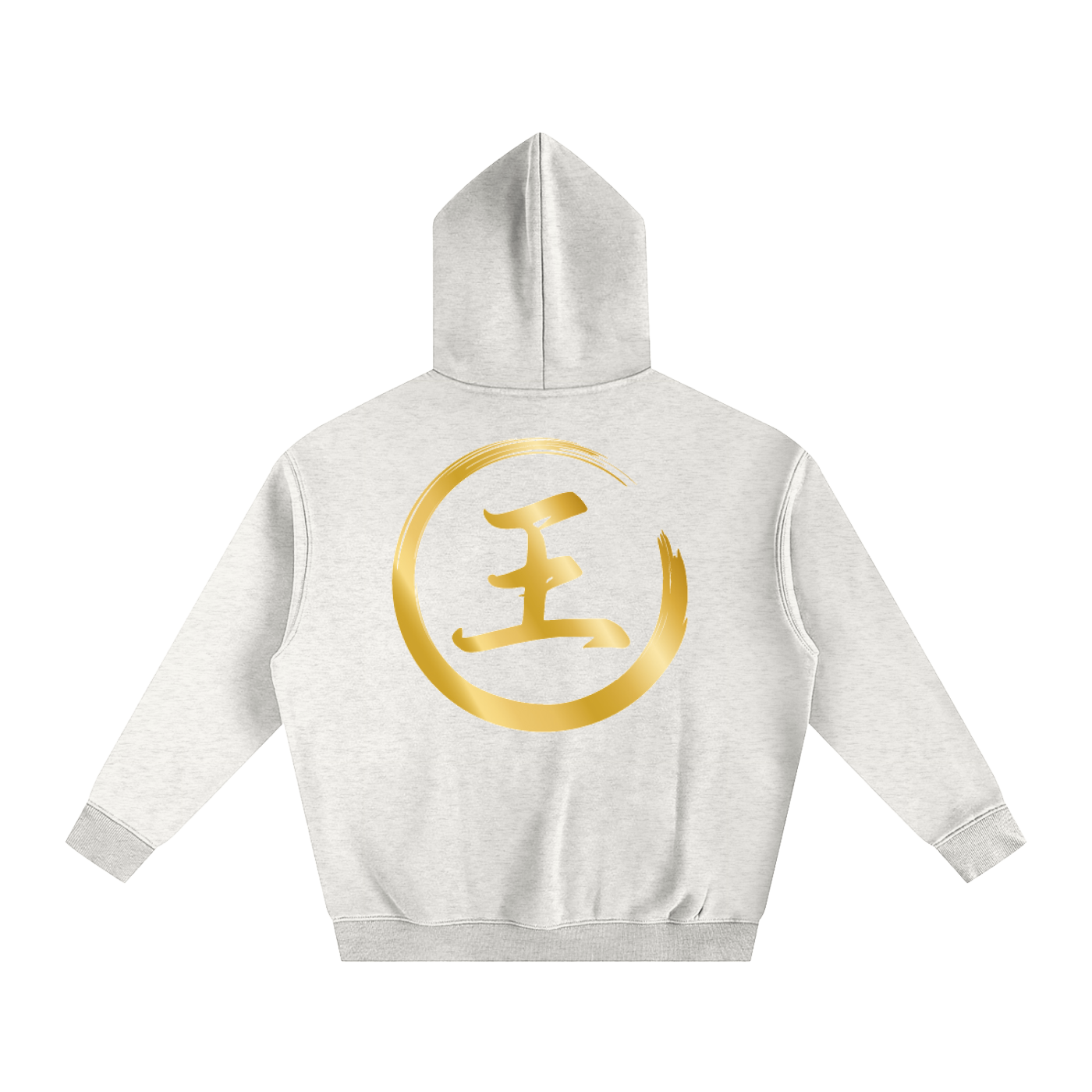 Oversize Fleeced Hoodie - Wang, Gold