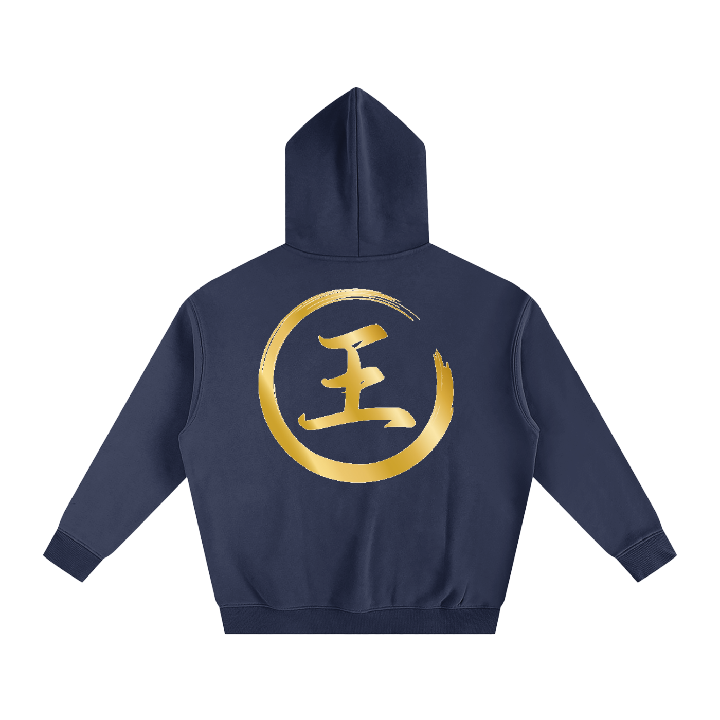 Oversize Fleeced Hoodie - Wang, Gold