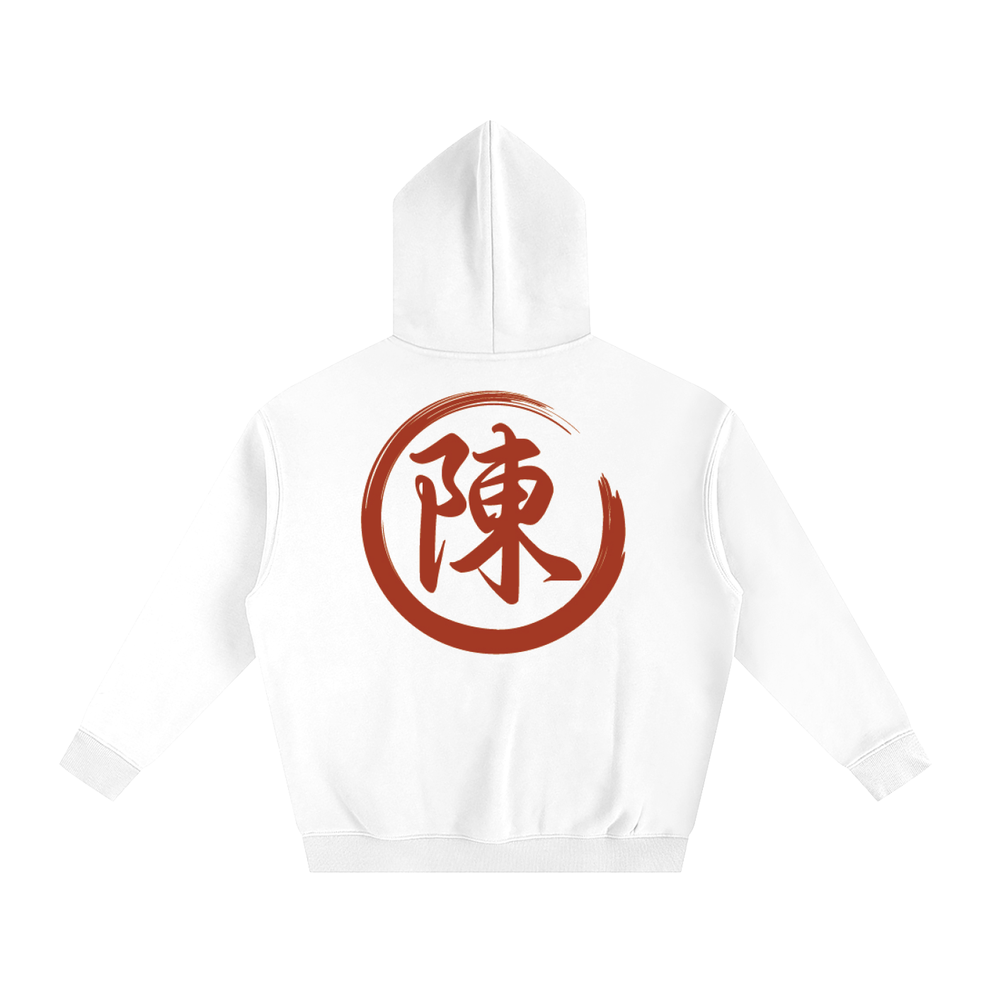 Oversize Fleeced Hoodie - Chen, Red