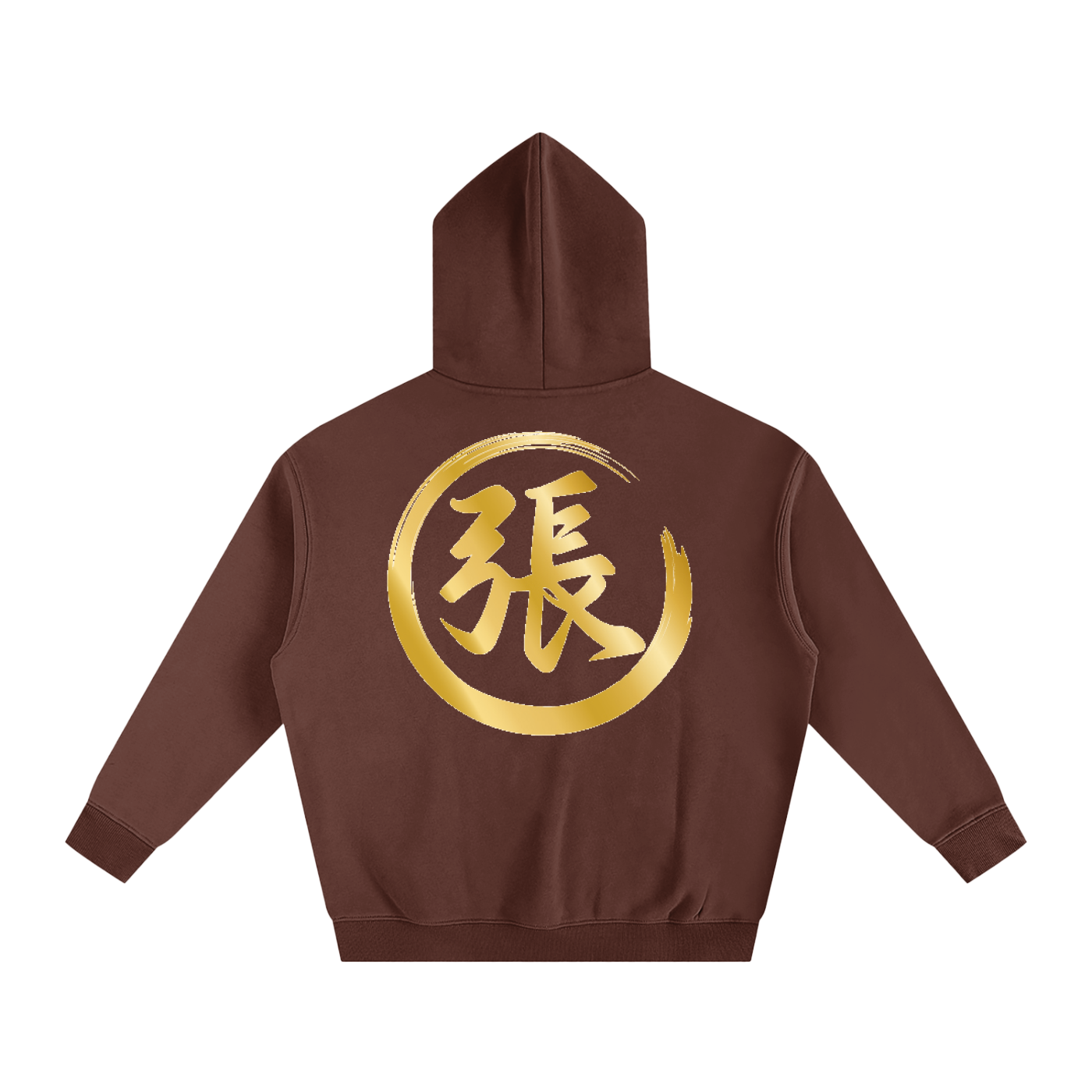 Oversize Fleeced Hoodie - Zhang, Gold