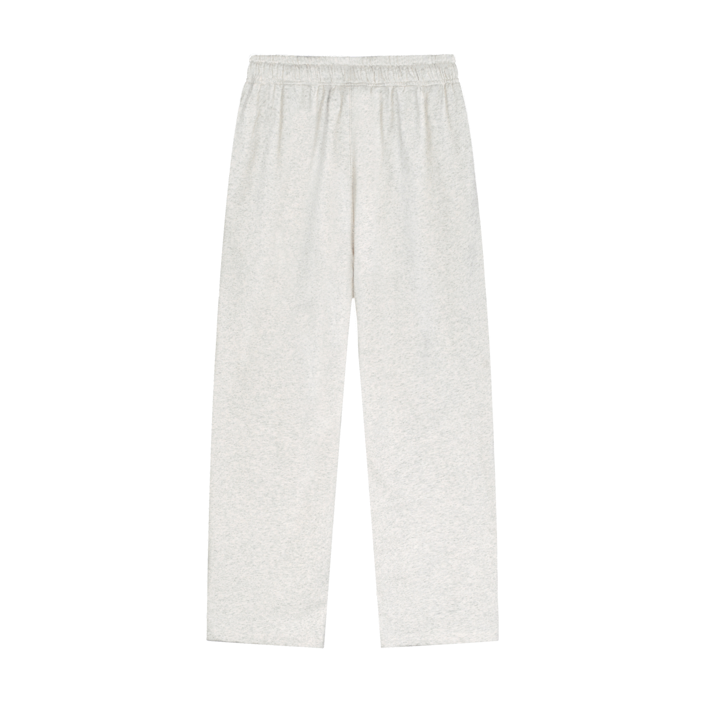 Solid Color Straight-Leg Sweatpants - Chen, Black