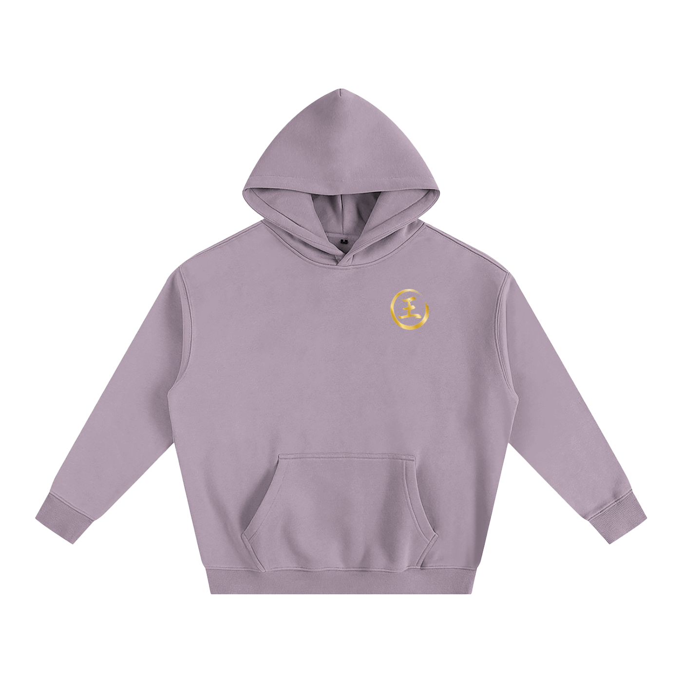 Oversize Fleeced Hoodie - Wang, Gold