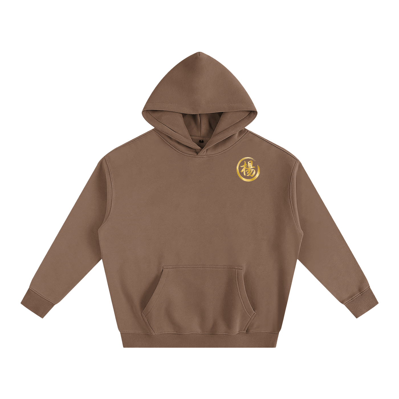 Oversize Fleeced Hoodie - Yang, Gold