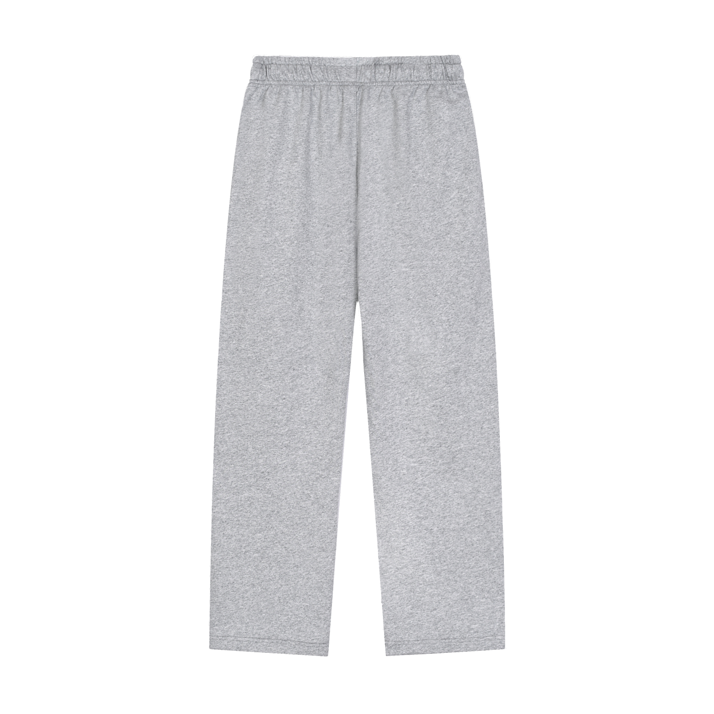 Solid Color Straight-Leg Sweatpants - Wu, Black