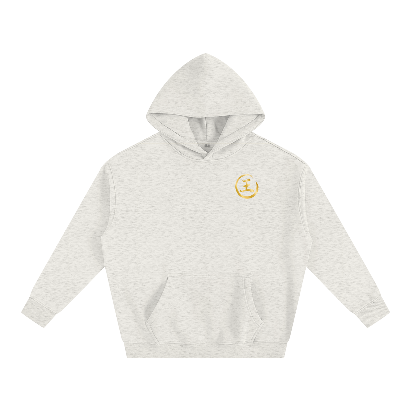 Oversize Fleeced Hoodie - Wang, Gold