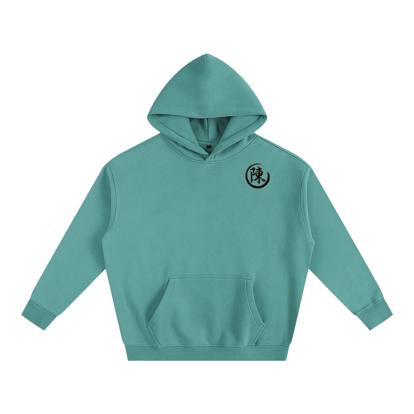 Oversize Fleeced Hoodie - Chen, Black