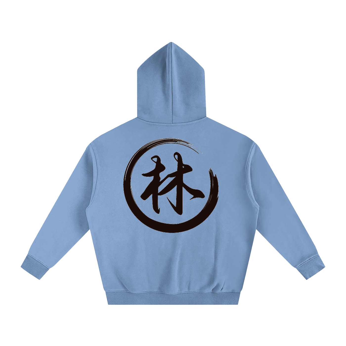 Oversize Fleeced Hoodie - Lin, Black