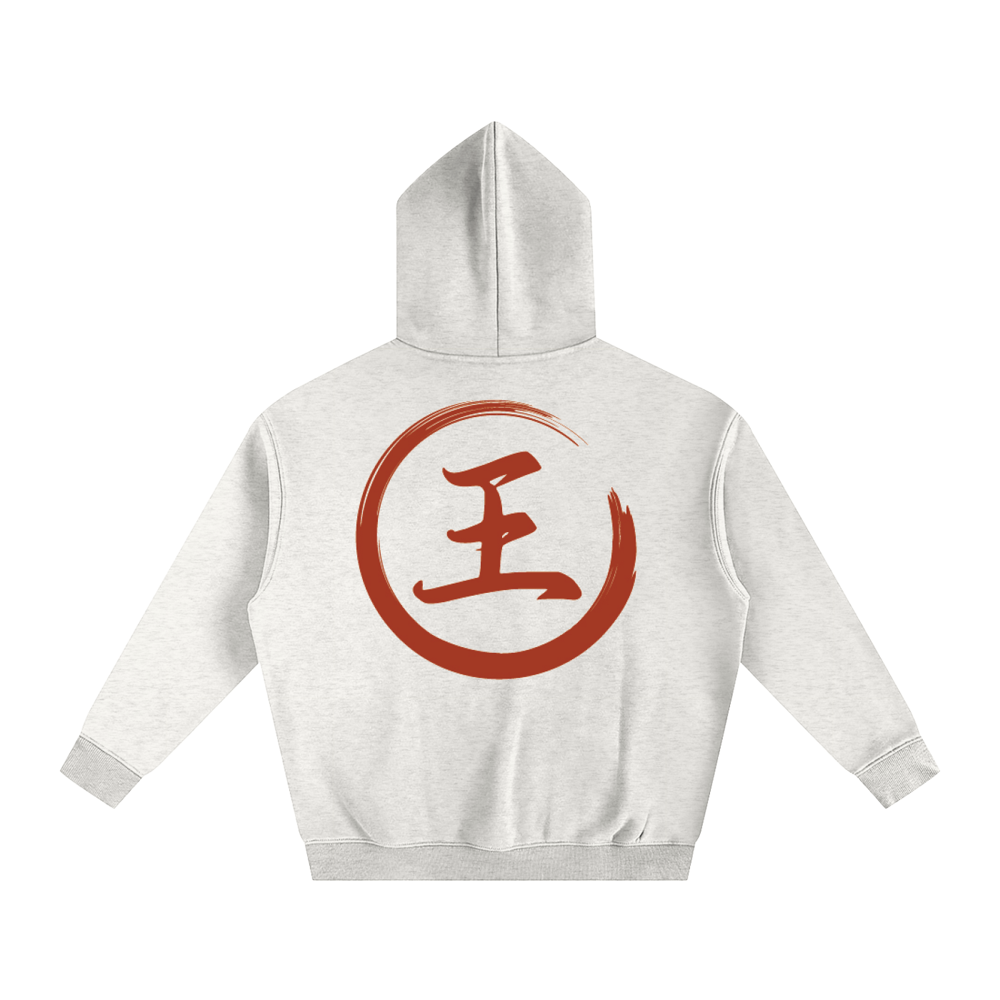 Oversize Fleeced Hoodie - Wang, Red