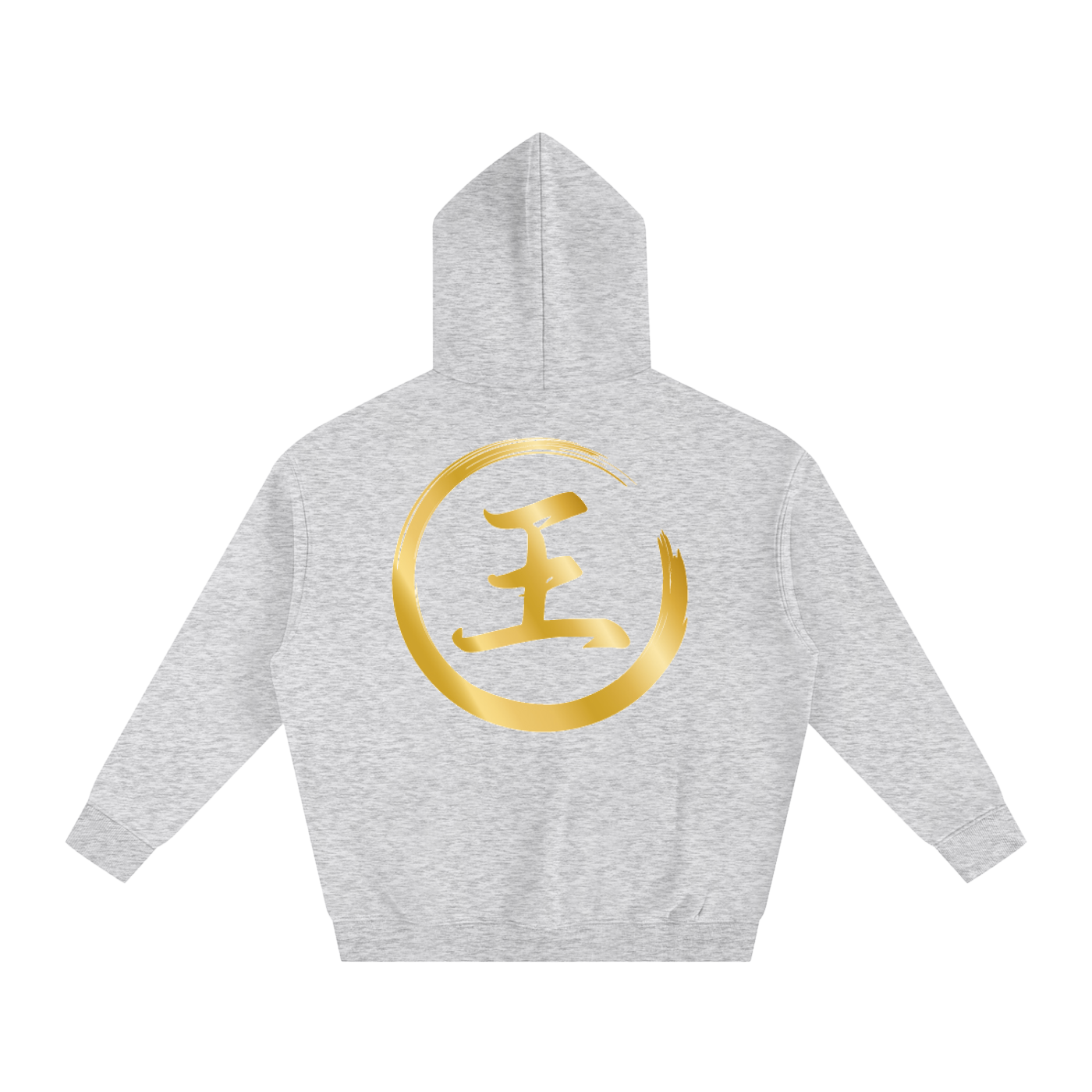 Oversize Fleeced Hoodie - Wang, Gold