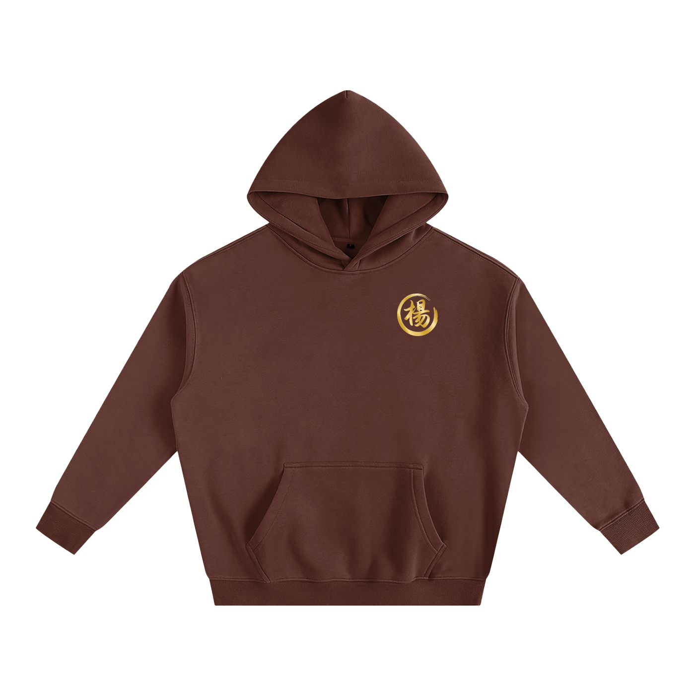 Oversize Fleeced Hoodie - Yang, Gold