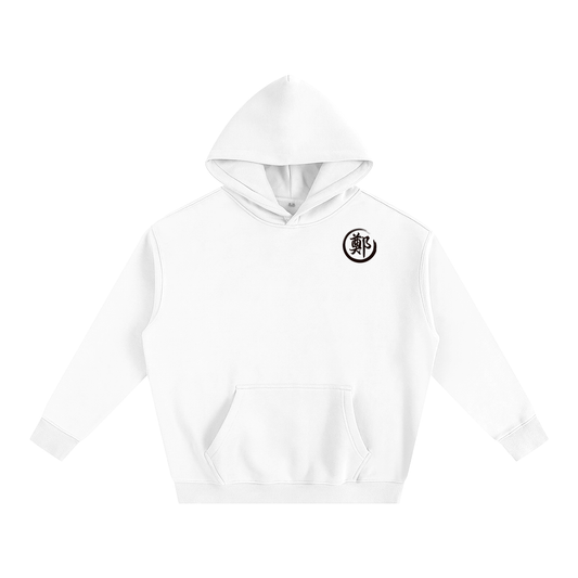 Oversize Fleeced Hoodie - Zheng, Black