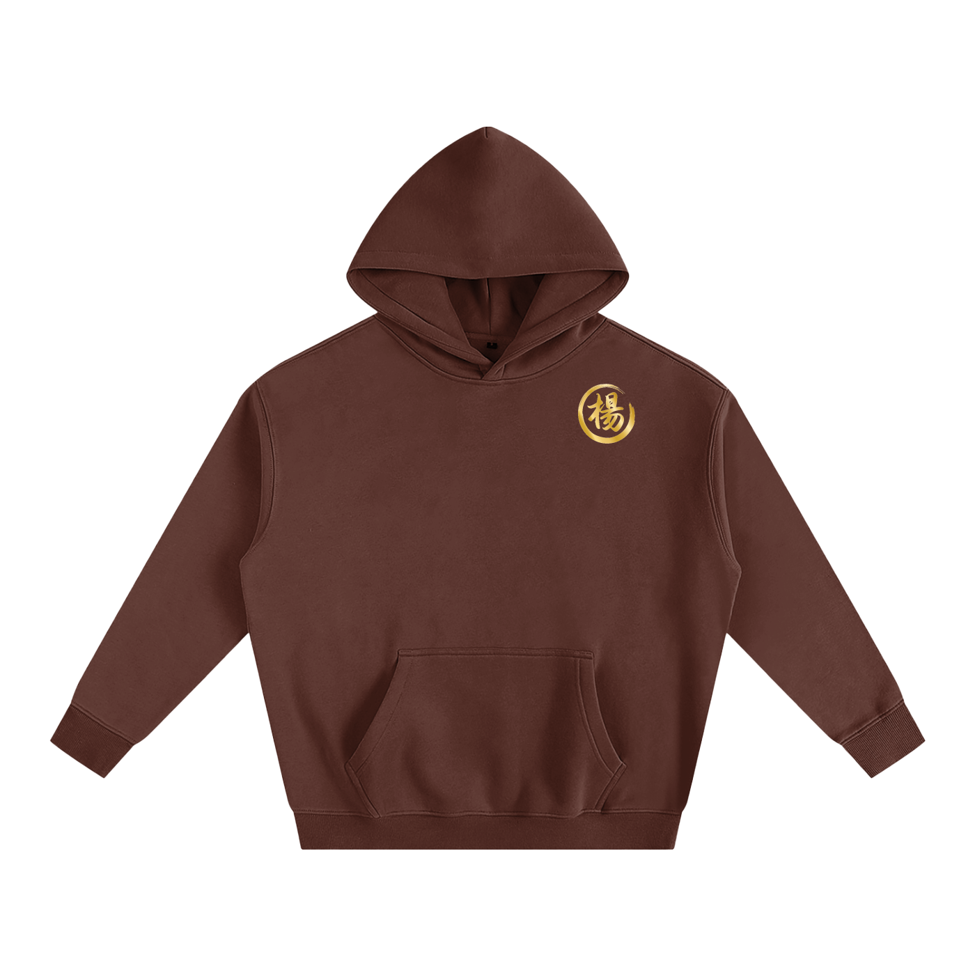 Oversize Fleeced Hoodie - Yang, Gold