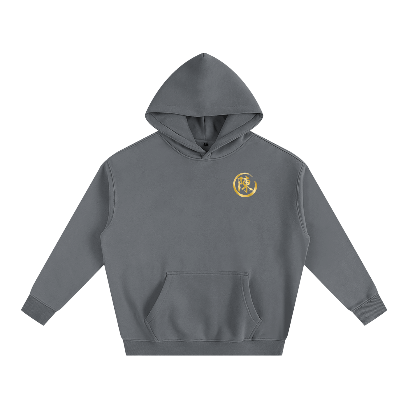 Oversize Fleeced Hoodie - Chen, Gold