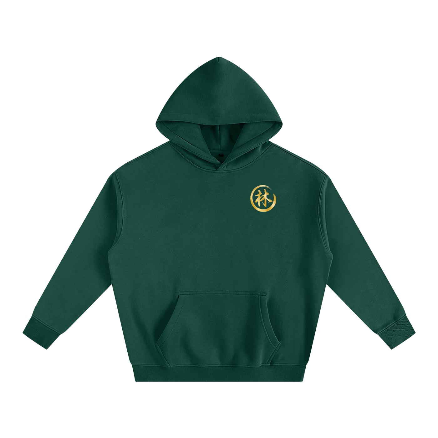 Oversize Fleeced Hoodie - Lin, Gold