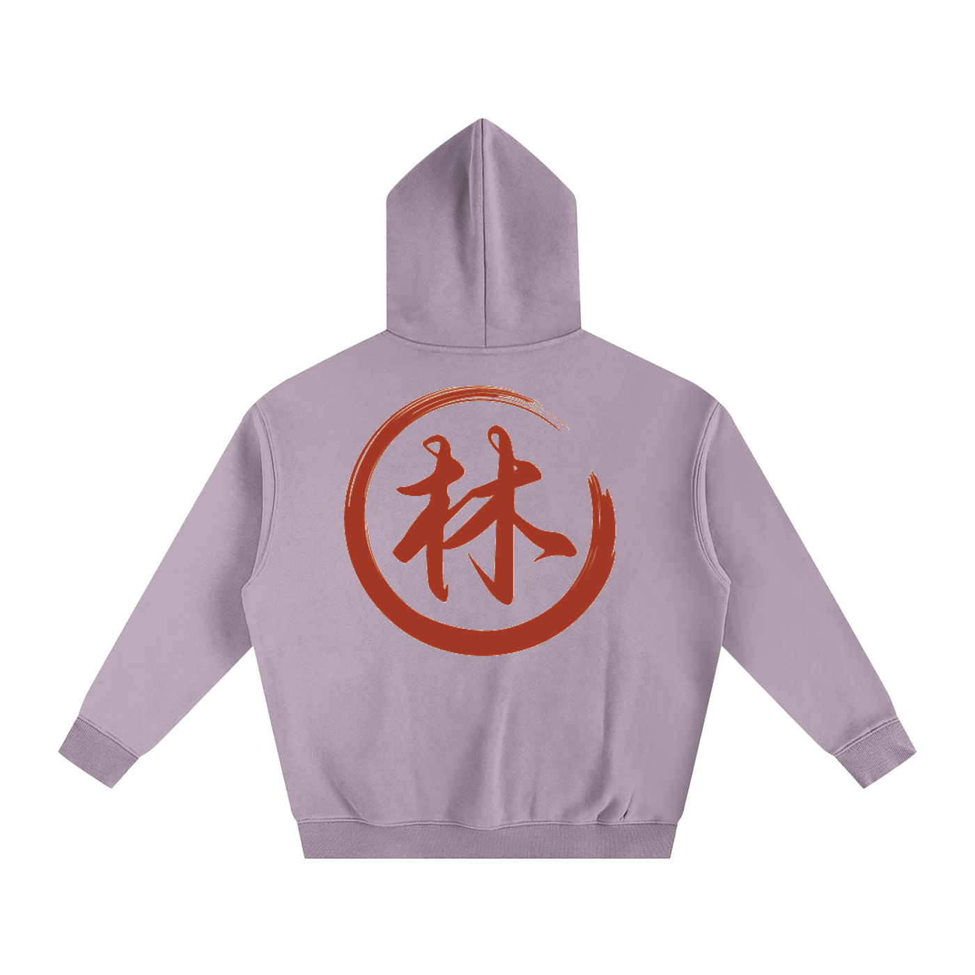 Oversize Fleeced Hoodie - Lin, Red
