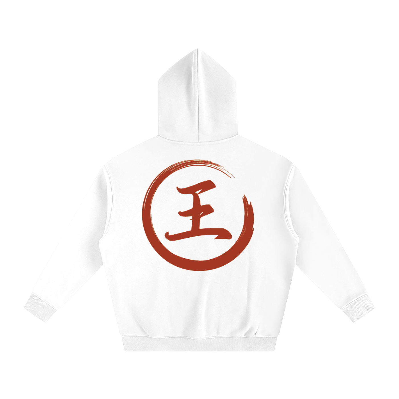 Oversize Fleeced Hoodie - Wang, Red