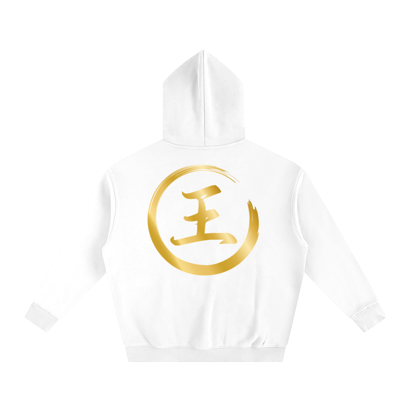 Oversize Fleeced Hoodie - Wang, Gold