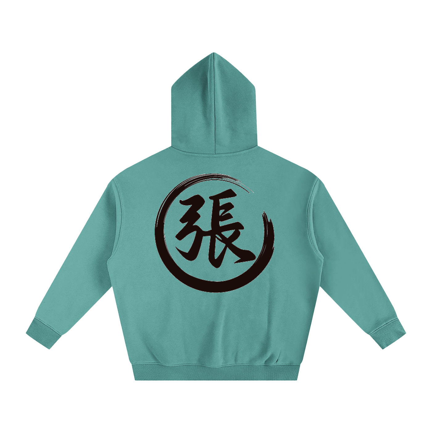 Oversize Fleeced Hoodie - Zhang, Black