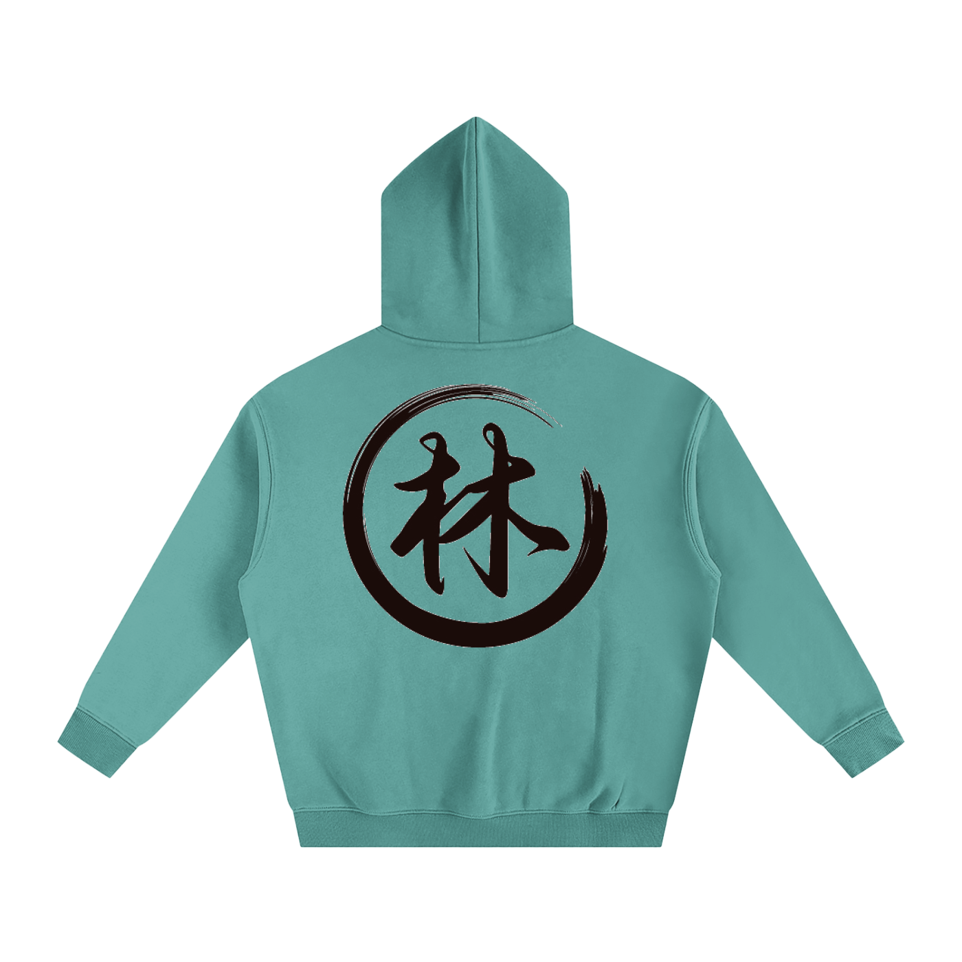 Oversize Fleeced Hoodie - Lin, Black
