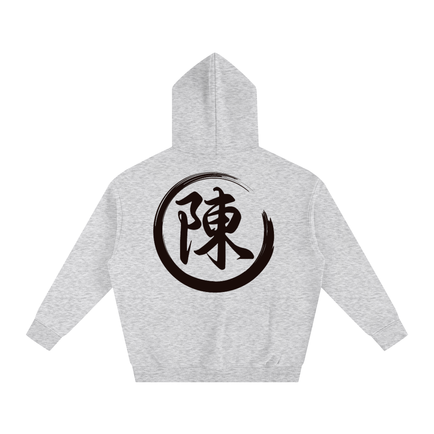 Oversize Fleeced Hoodie - Chen, Black