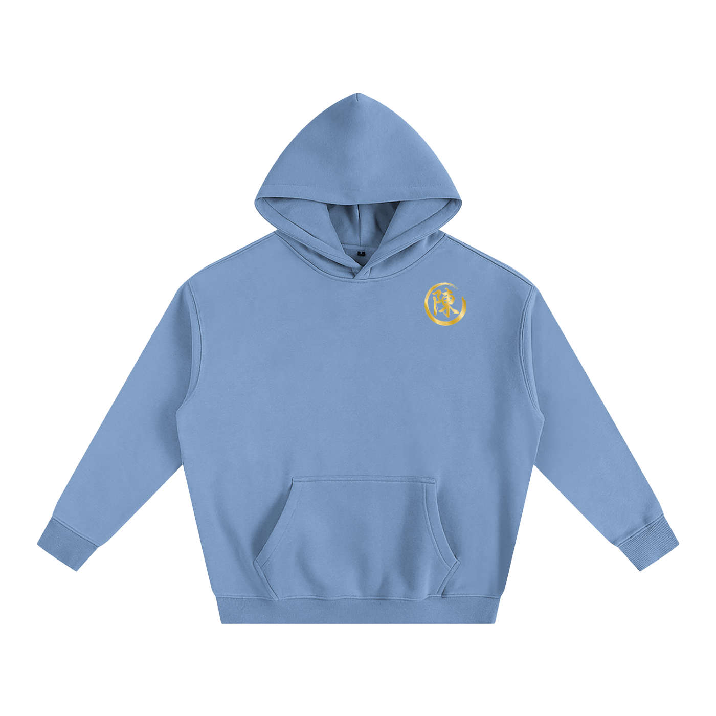 Oversize Fleeced Hoodie - Chen, Gold