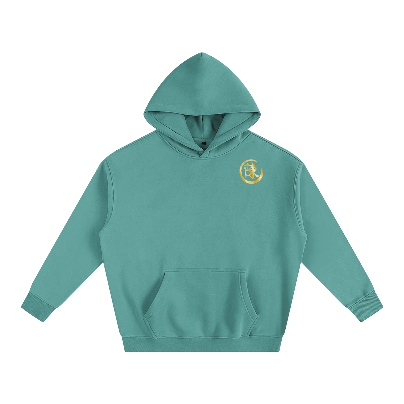 Oversize Fleeced Hoodie - Chen, Gold