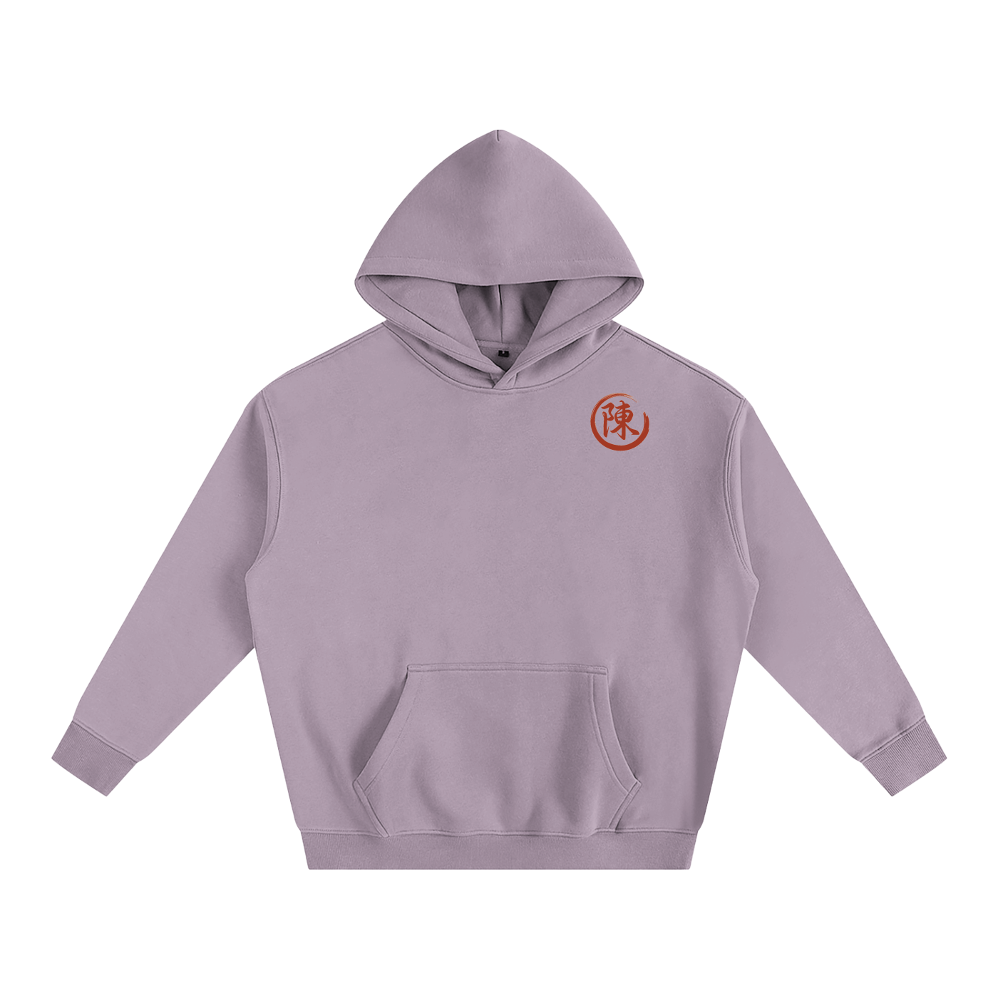 Oversize Fleeced Hoodie - Chen, Red