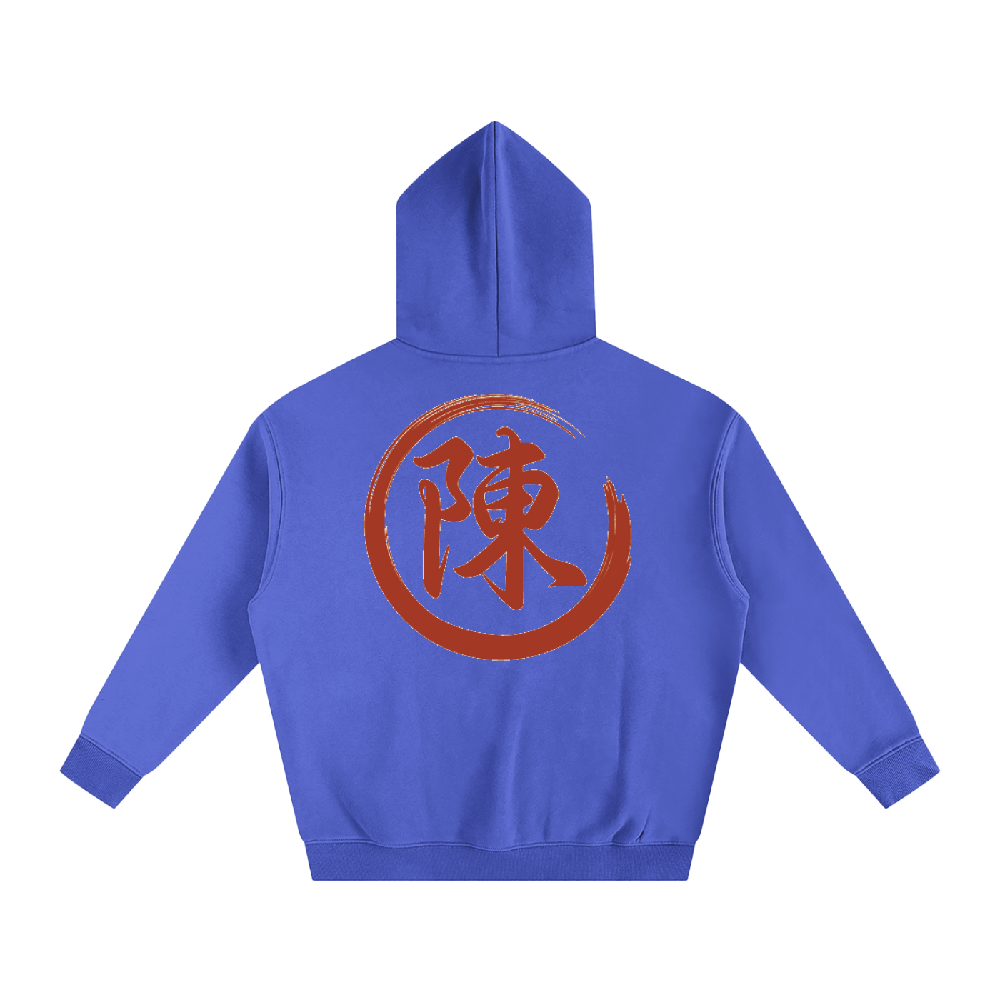 Oversize Fleeced Hoodie - Chen, Red