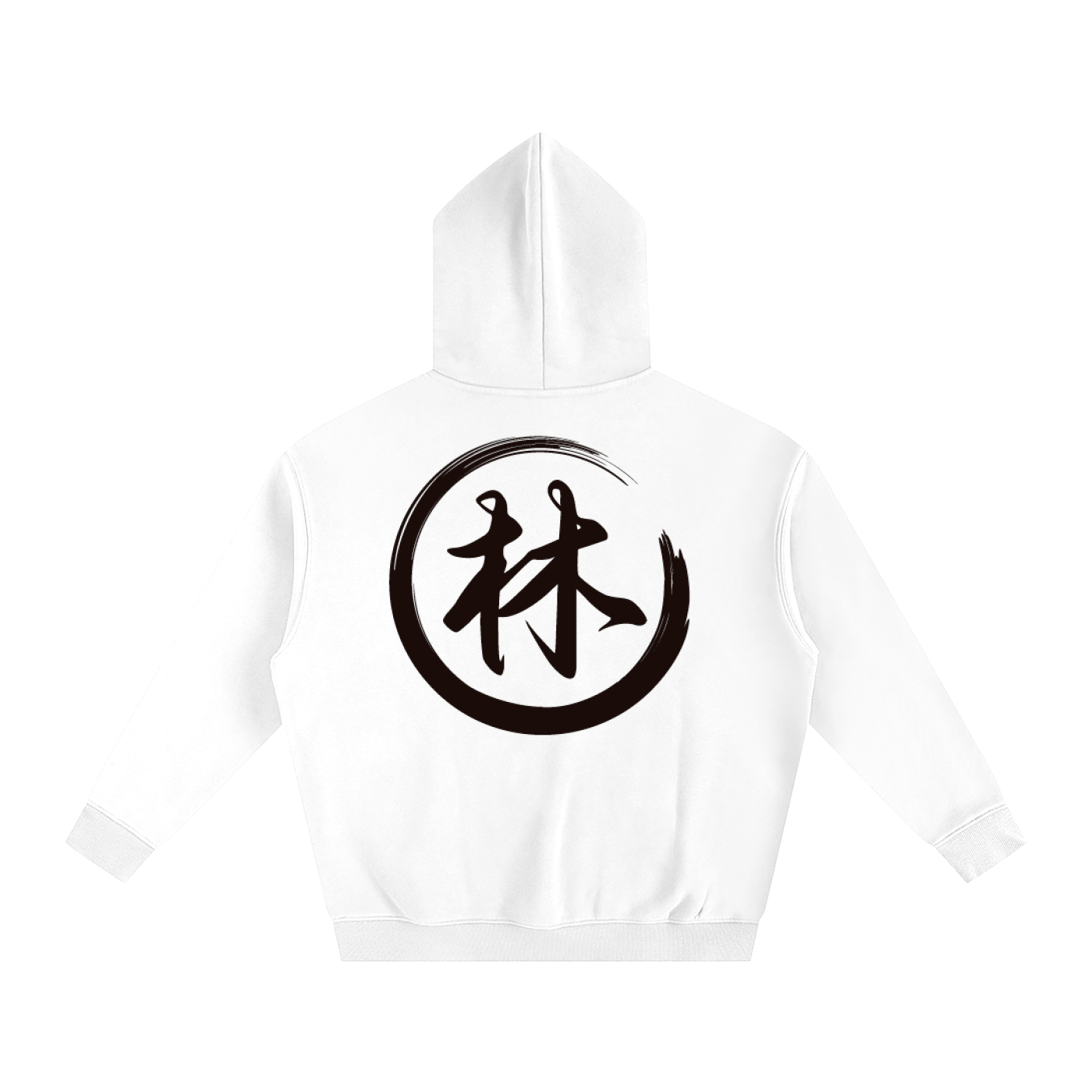 Oversize Fleeced Hoodie - Lin, Black