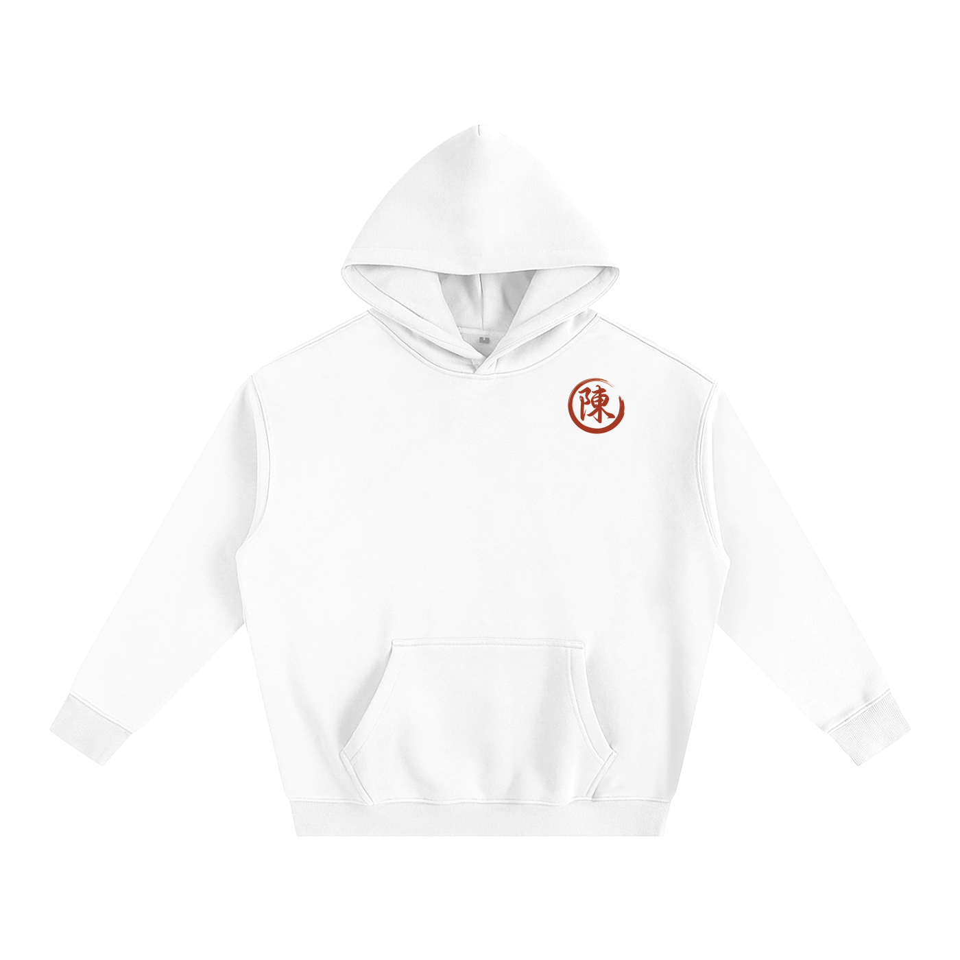 Oversize Fleeced Hoodie - Chen, Red