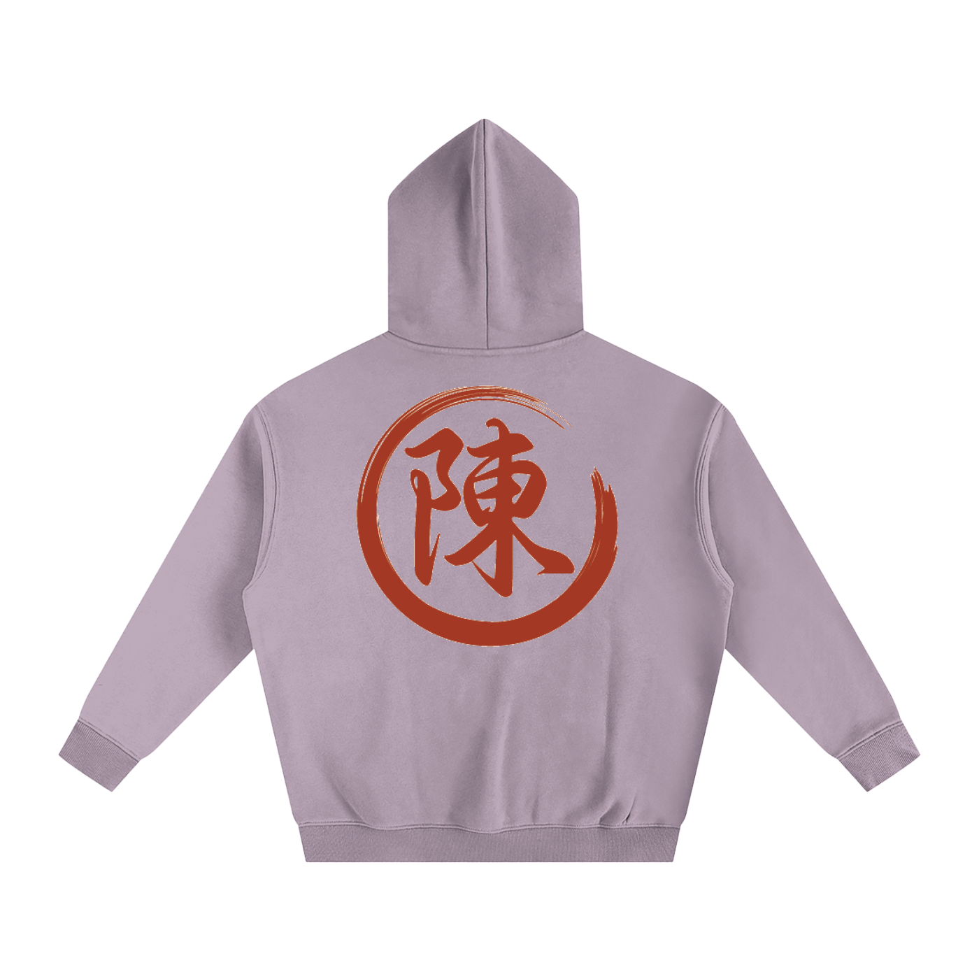 Oversize Fleeced Hoodie - Chen, Red