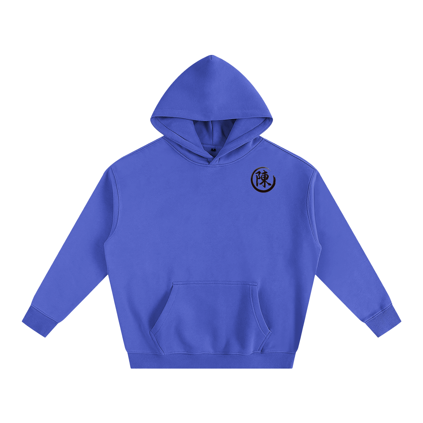 Oversize Fleeced Hoodie - Chen, Black