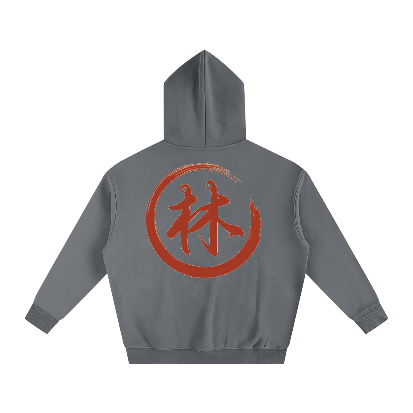 Oversize Fleeced Hoodie - Lin, Red
