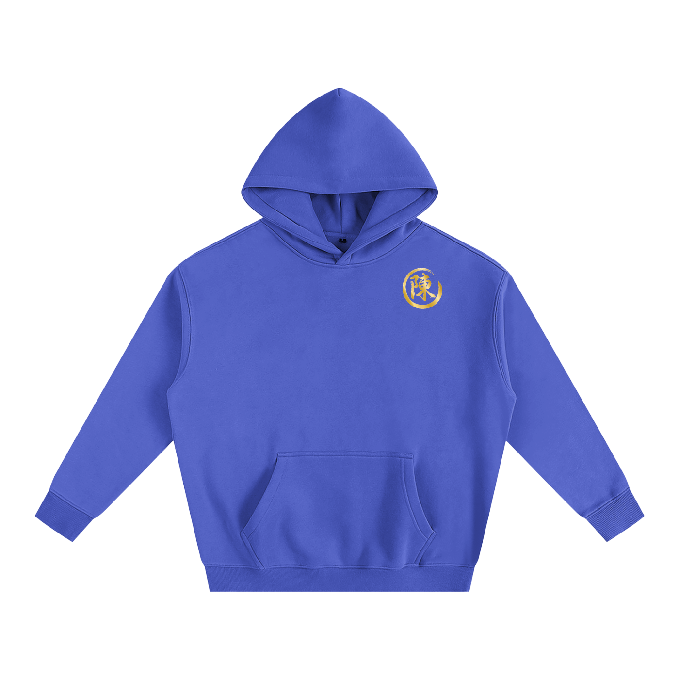 Oversize Fleeced Hoodie - Chen, Gold