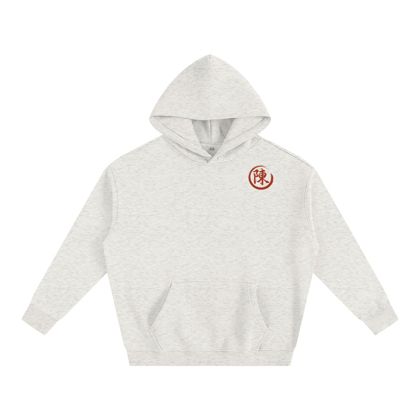 Oversize Fleeced Hoodie - Chen, Red