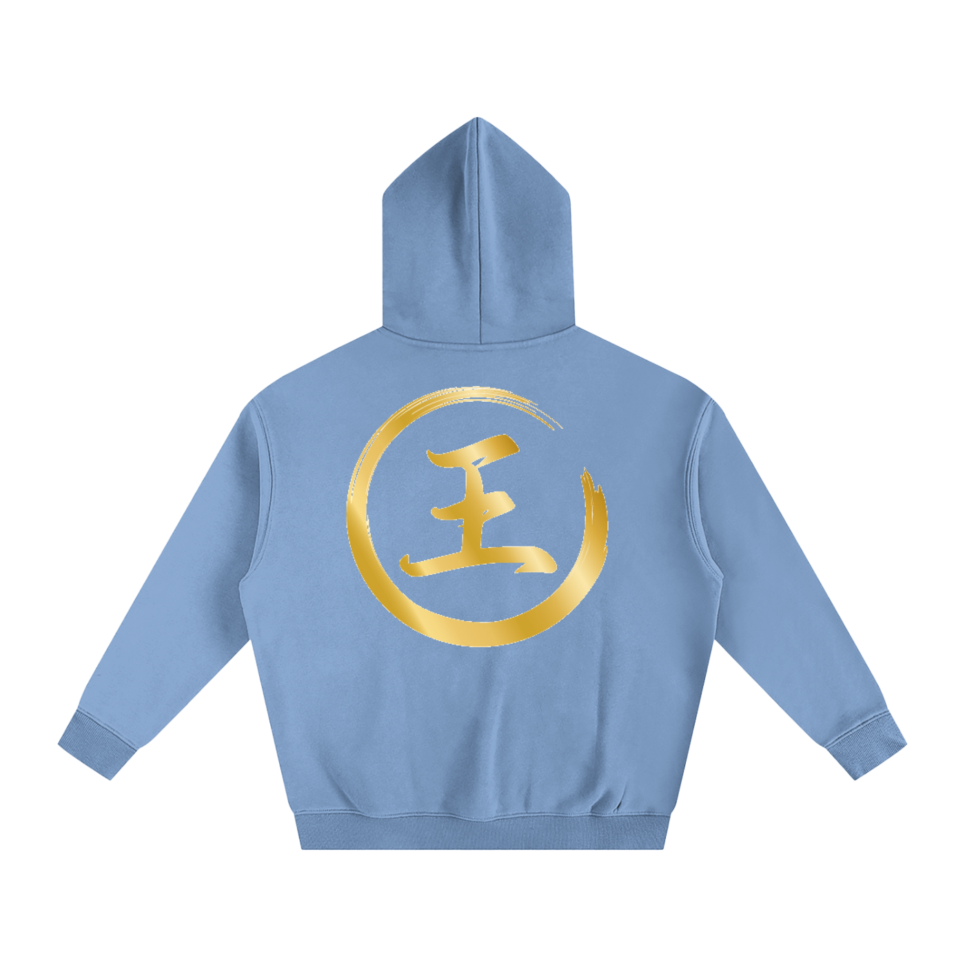 Oversize Fleeced Hoodie - Wang, Gold