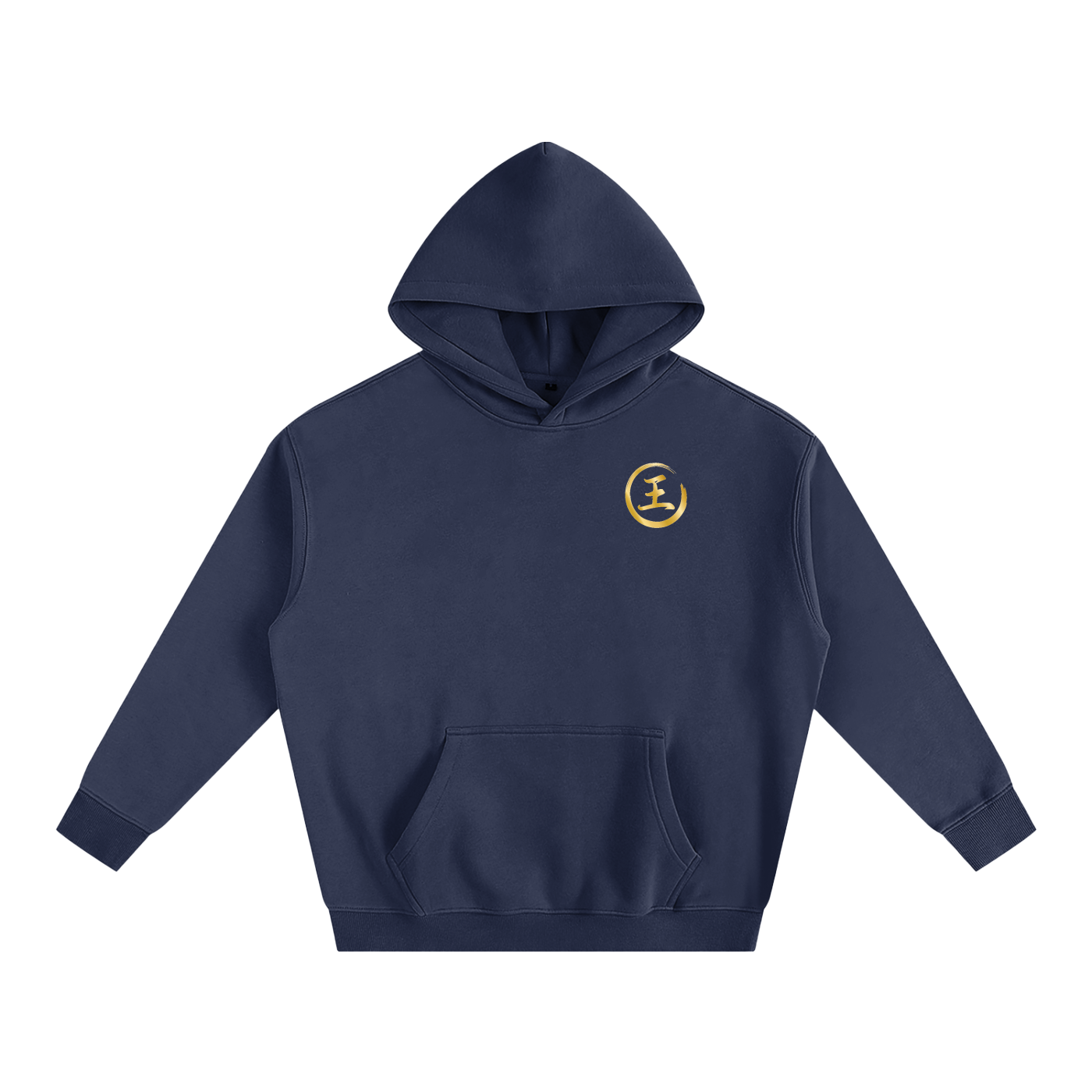 Oversize Fleeced Hoodie - Wang, Gold