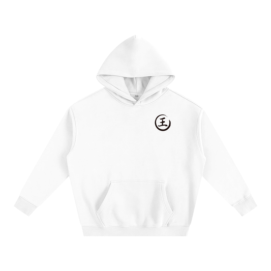 Oversize Fleeced Hoodie - Wang, Black