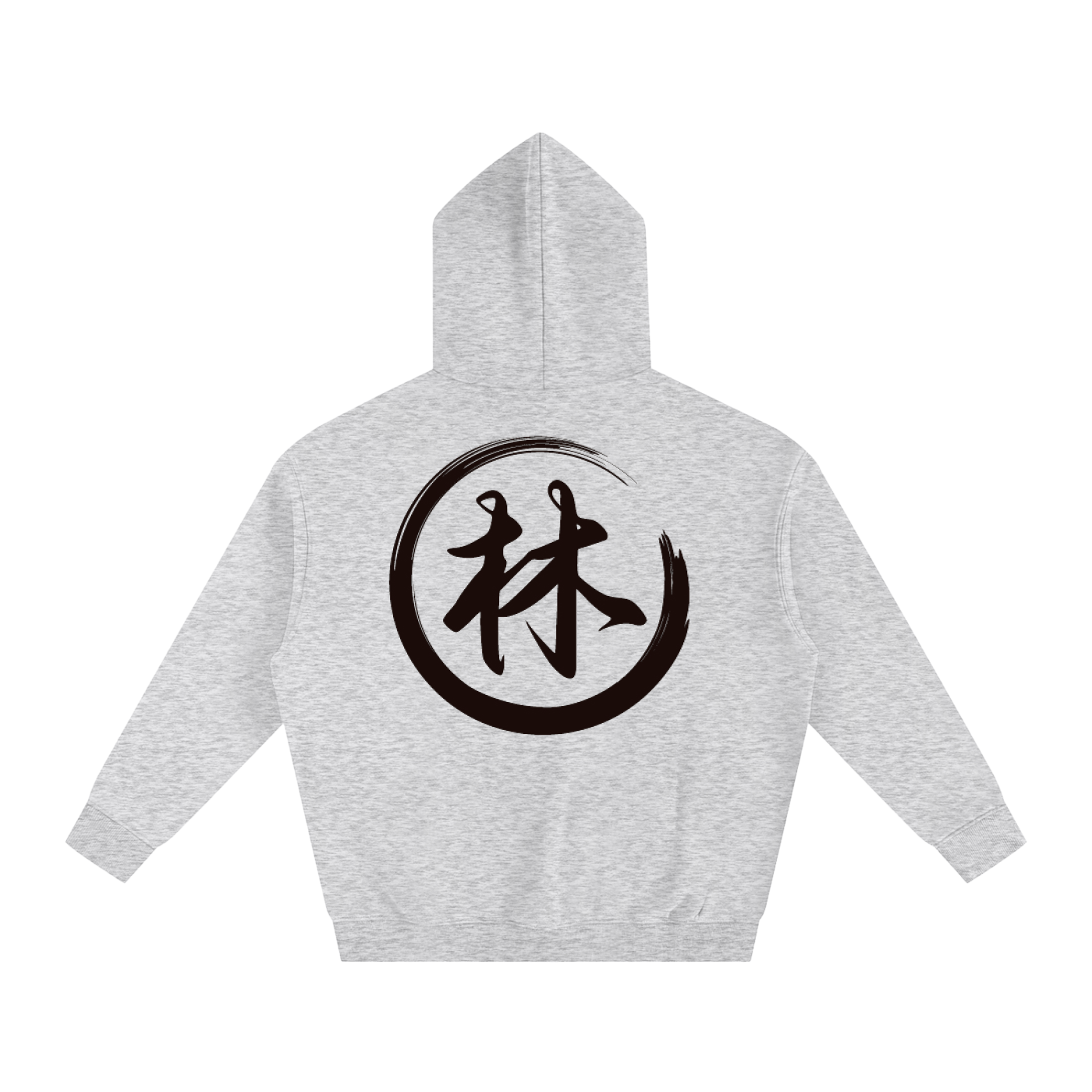 Oversize Fleeced Hoodie - Lin, Black
