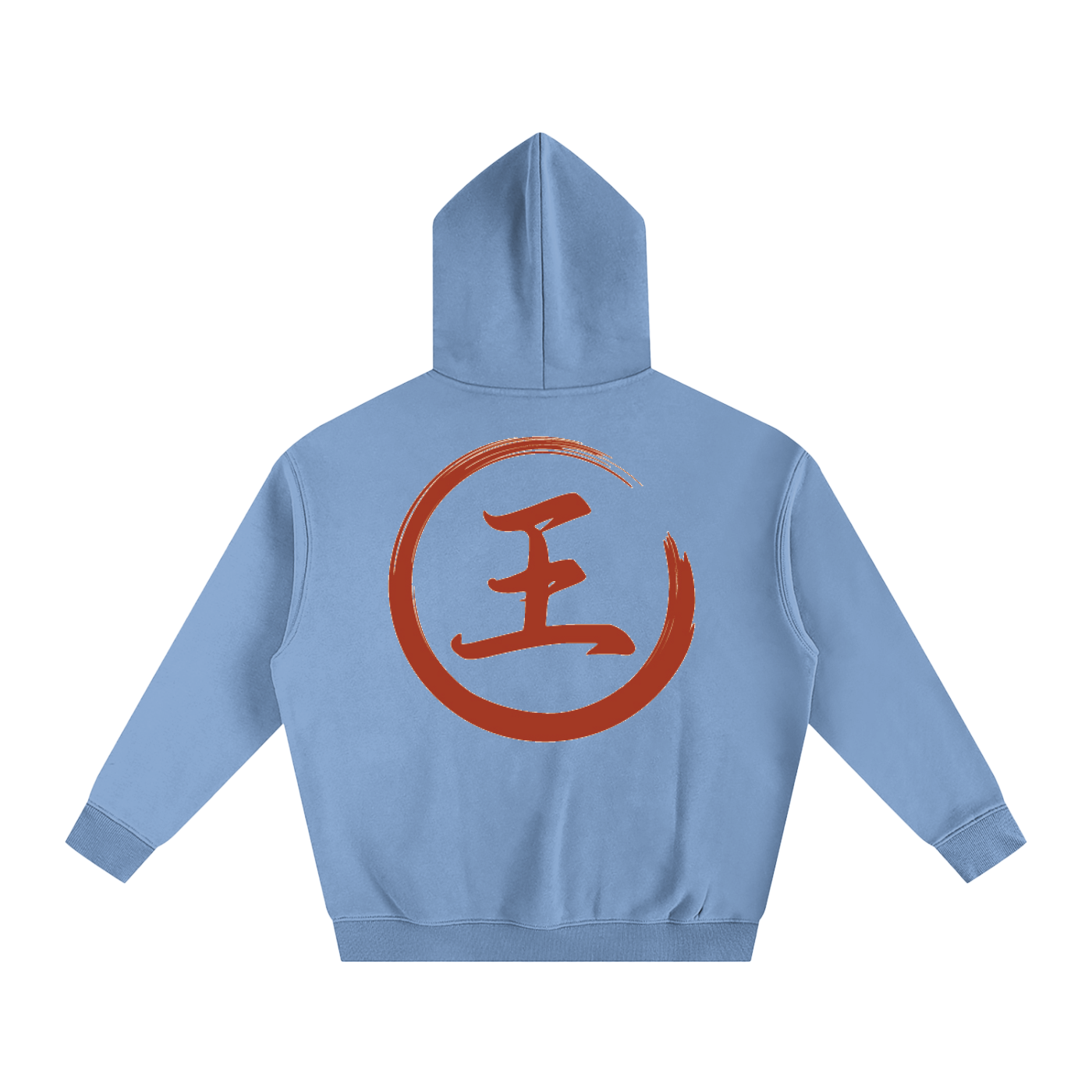 Oversize Fleeced Hoodie - Wang, Red