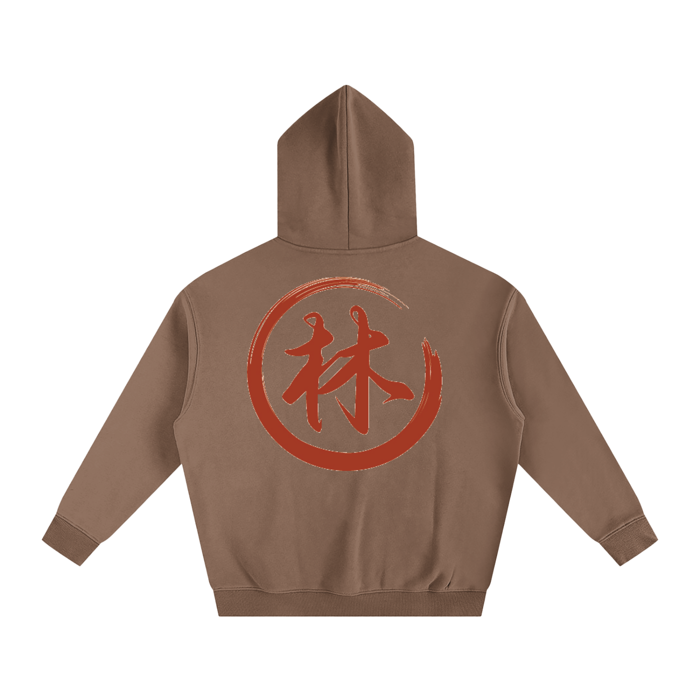Oversize Fleeced Hoodie - Lin, Red