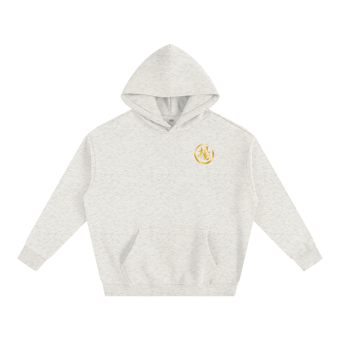 Oversize Fleeced Hoodie - Yang, Gold