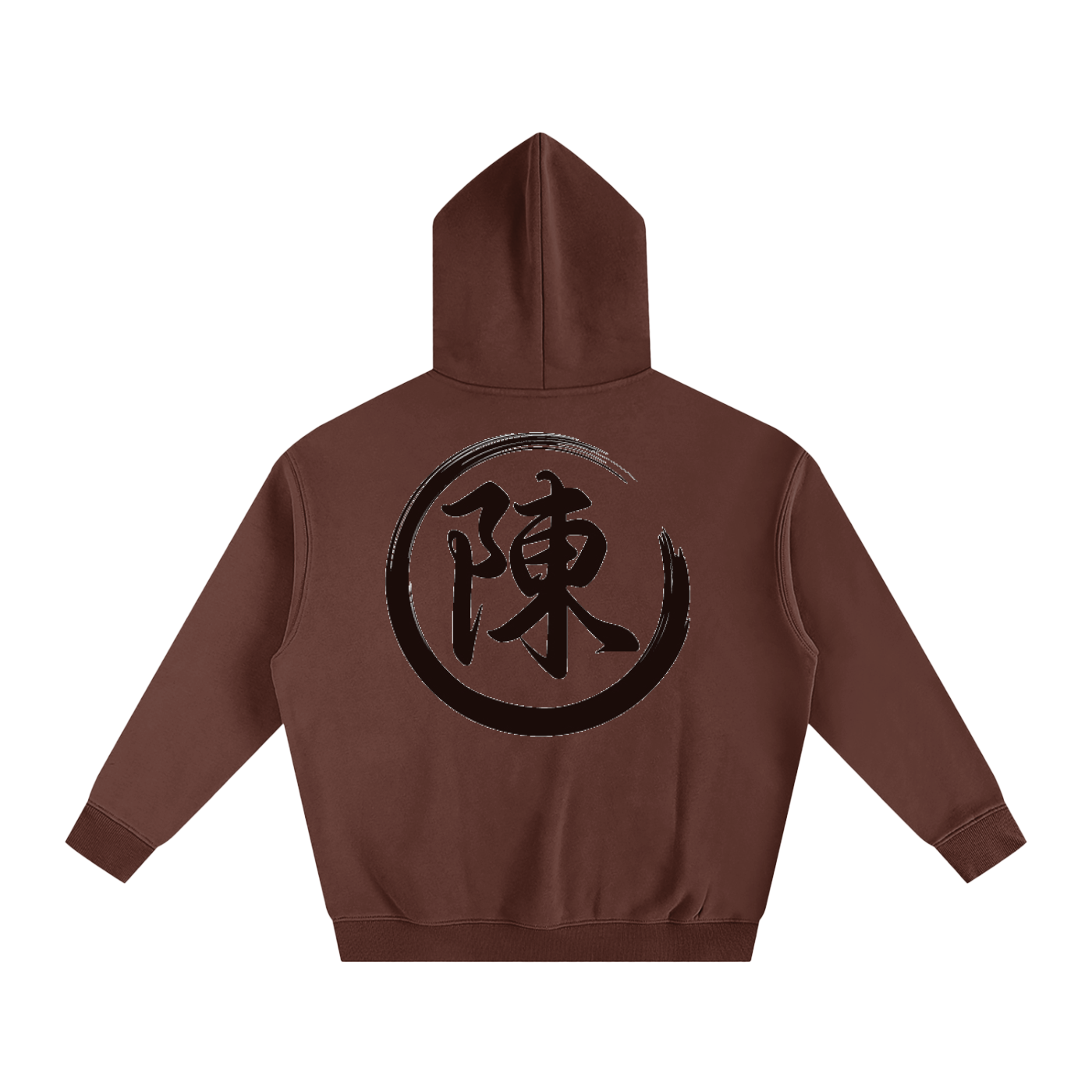 Oversize Fleeced Hoodie - Chen, Black