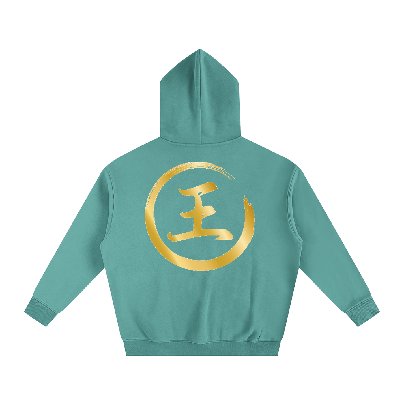 Oversize Fleeced Hoodie - Wang, Gold