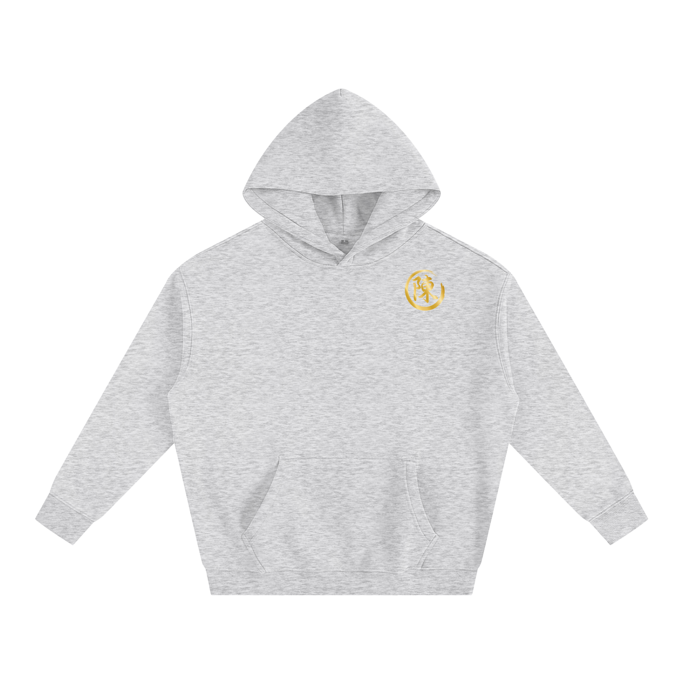 Oversize Fleeced Hoodie - Chen, Gold