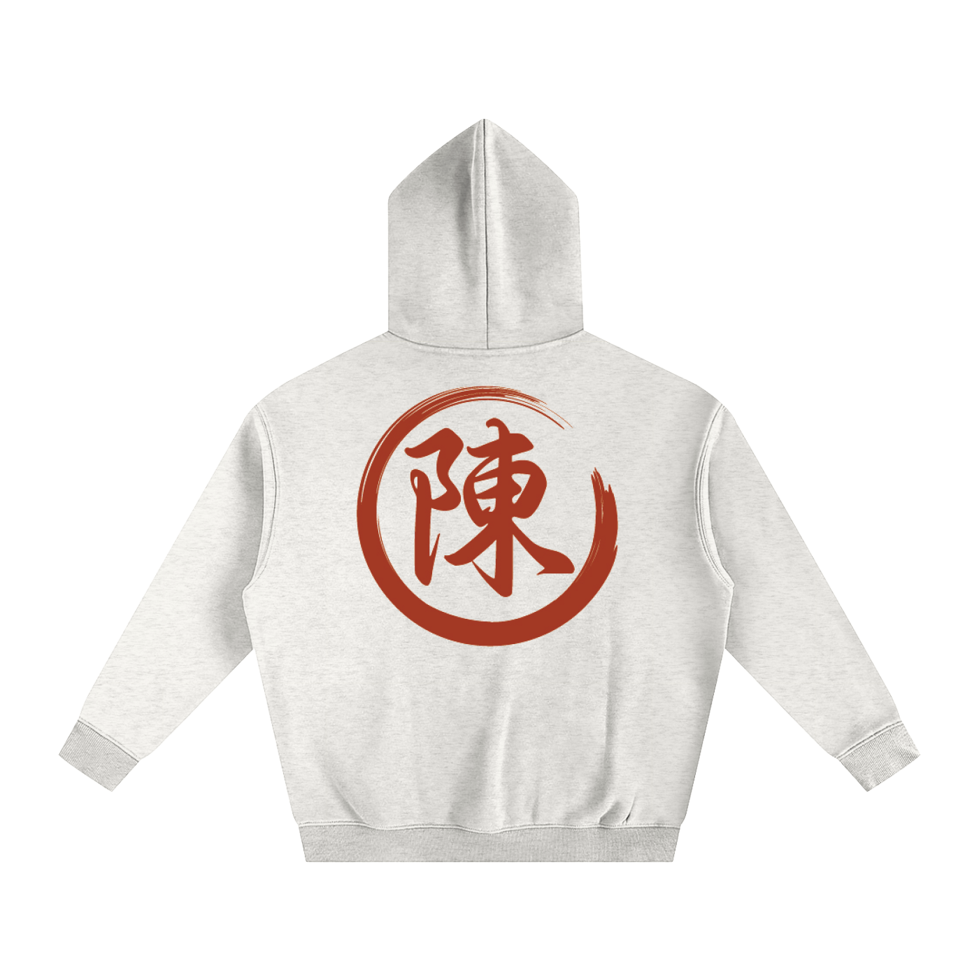 Oversize Fleeced Hoodie - Chen, Red