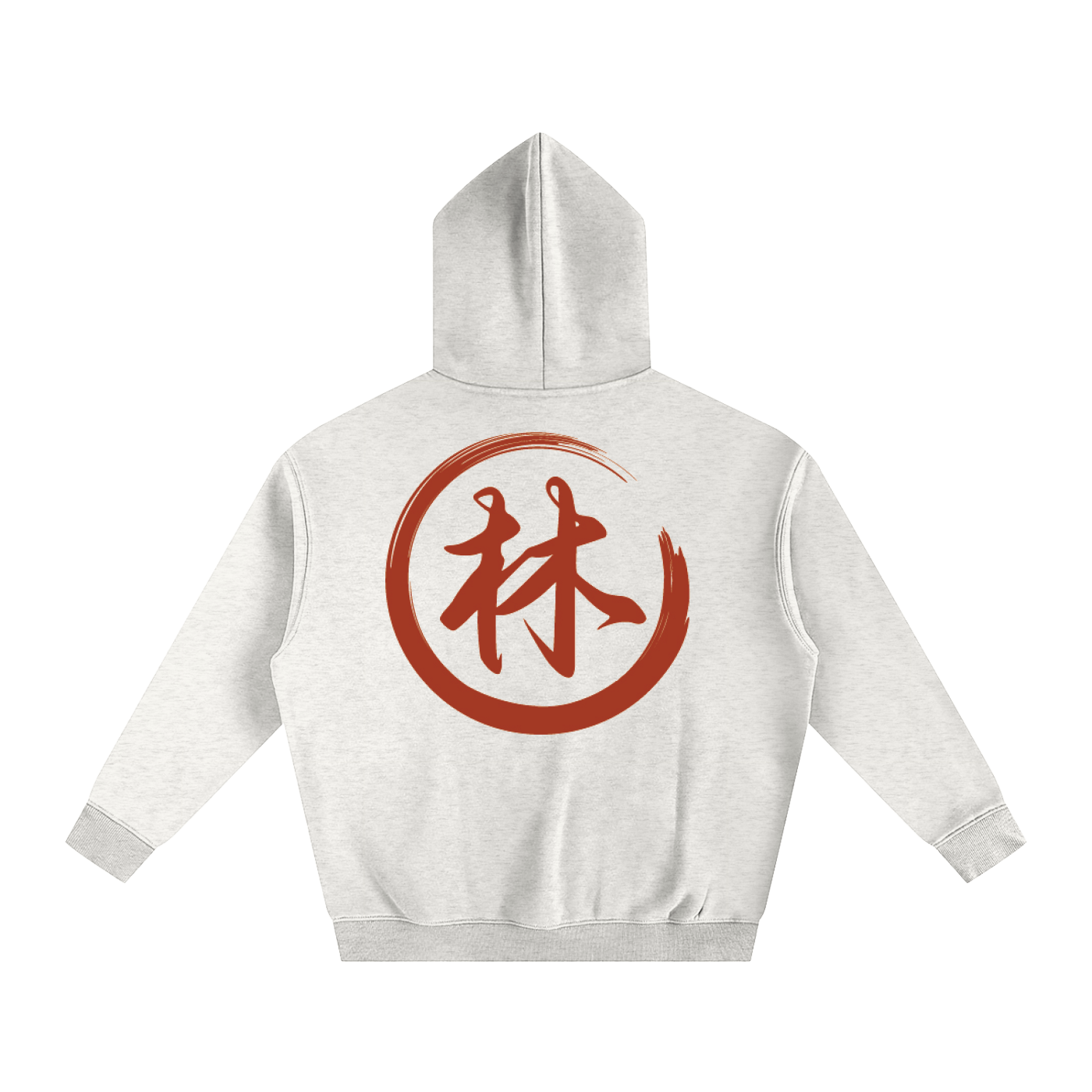 Oversize Fleeced Hoodie - Lin, Red